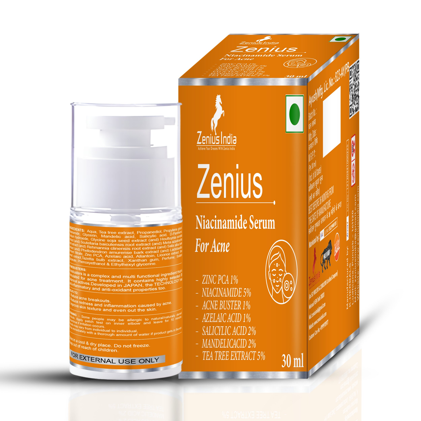 Zenius Niacinamide Serum for Face Acne - Dista