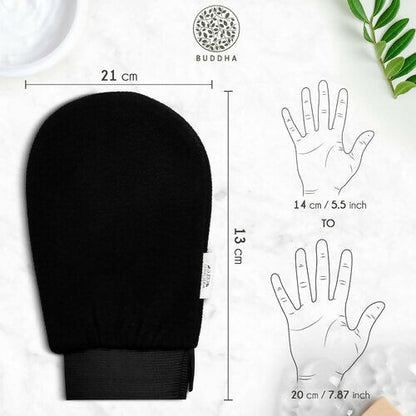 Buddha Natural Body Scrubber Gloves - Distacart