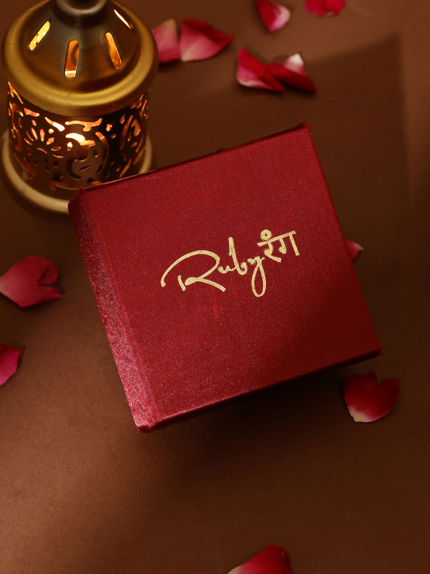 Ruby Raang Gold Flower Kundan Maang Tikka - Distacart