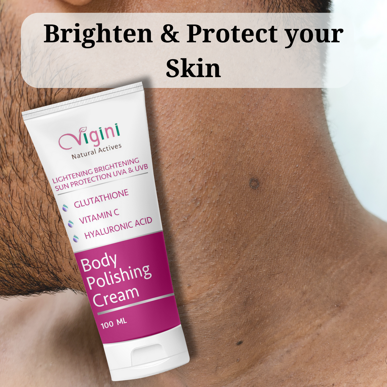Vigini Whitening Lightening Body Polishing Day Night Gel Cream - Distacart