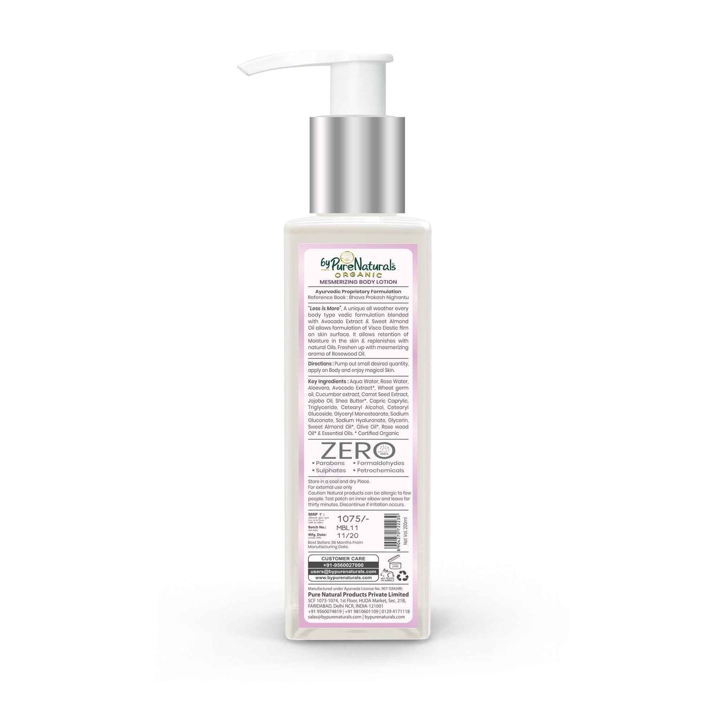 byPureNaturals Organic Mesmerizing Body Lotion - Dista
