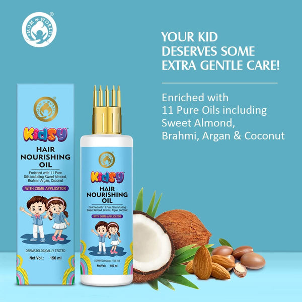 Mom & World Kidsy Hair Nourishing Oil - Distacart