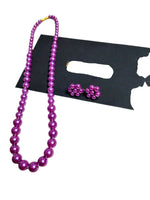 Thumbnail for Inhanns Spectrum Everyday Pearl Sets - Single Strand - Mauve - Distacart