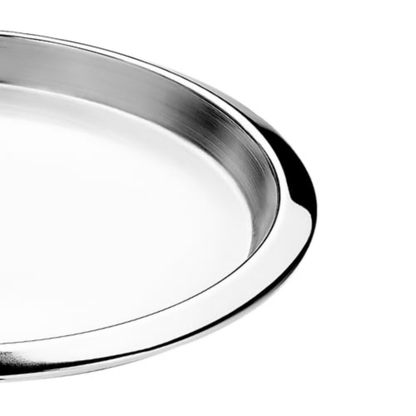 Vinod Stainless Steel Two Tone Serving Dish/Salad Plate/Snack Plate - Dista