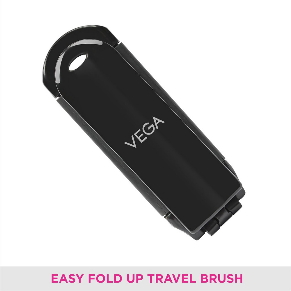 Vega Folding Hair Brush with Mirror - Dista