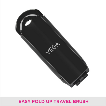Vega Folding Hair Brush with Mirror - Dista