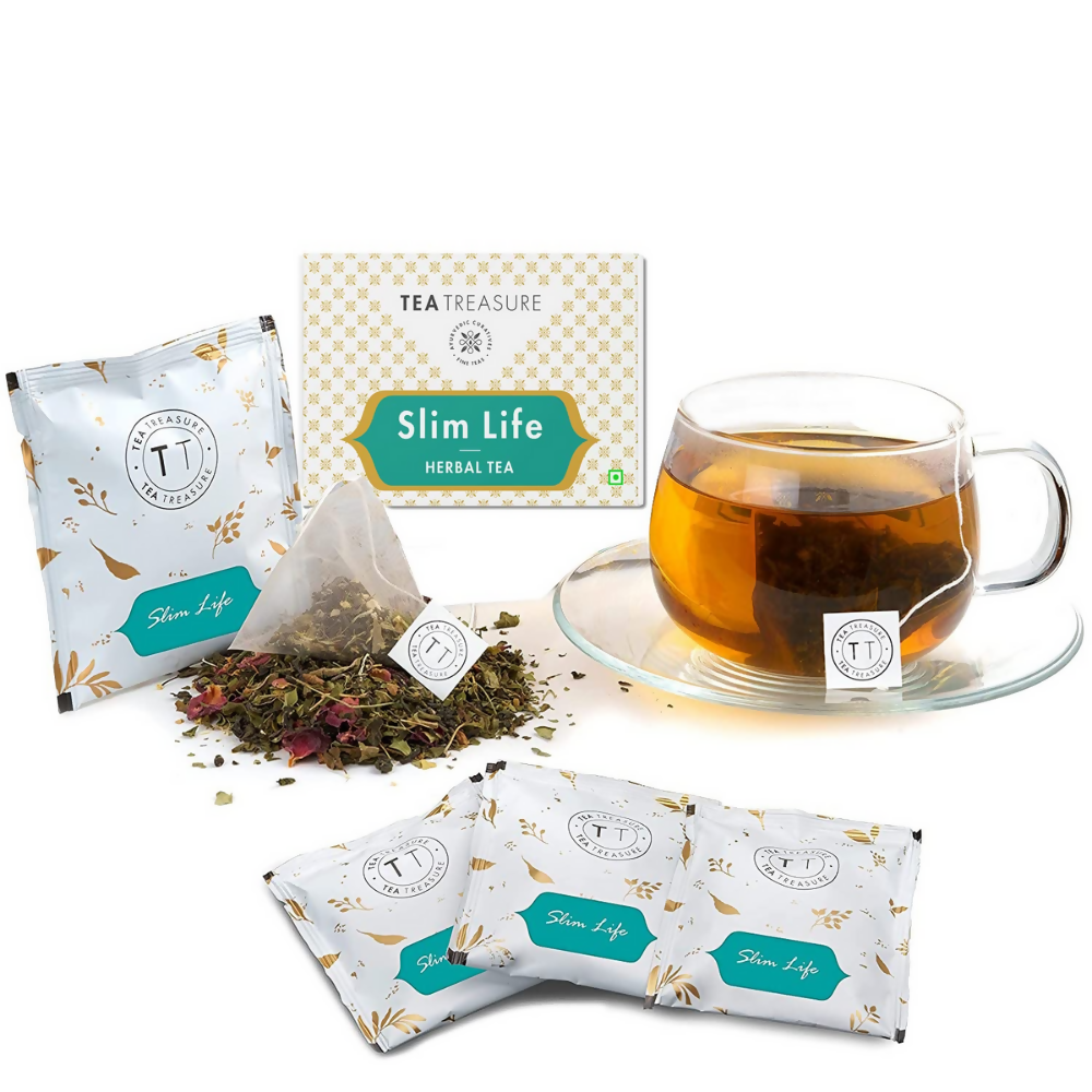 Tea Treasure Slim Life Tea Bags - Distacart