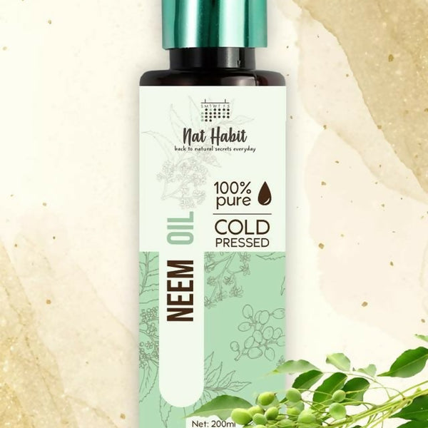 Nat Habit 100% Pure Cold Pressed Neem Oil - Distacart