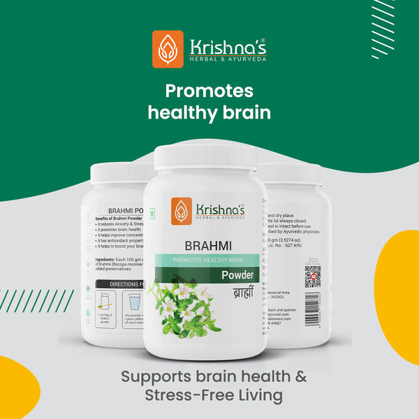 Krishna'S Herbal & Ayurveda Brahmi Powder