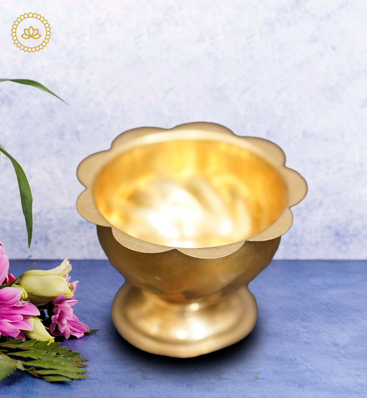 Brass Bowl for Kumkum, Haldi, and Chandan - Distacart