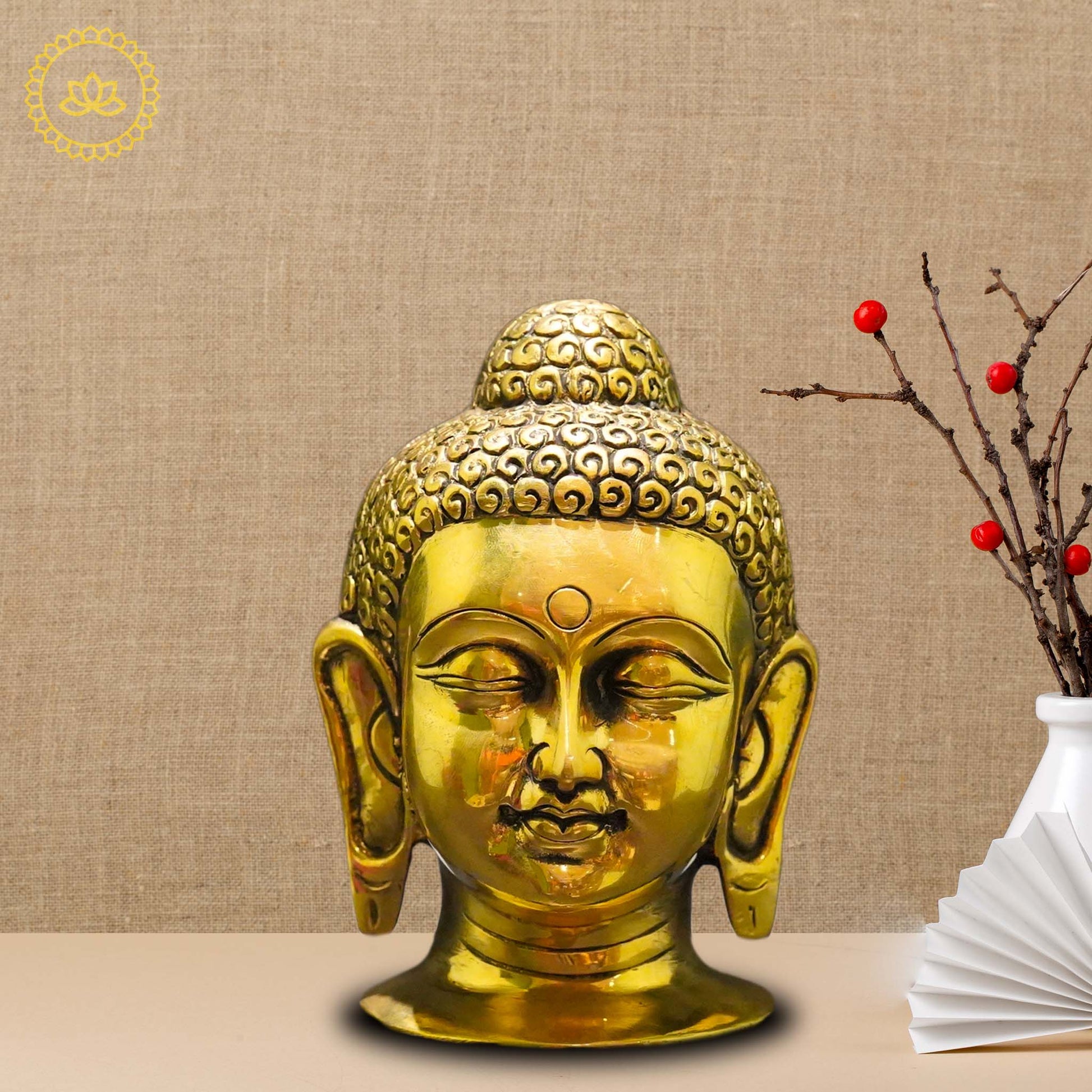 Brass Buddha Idol - Distacart