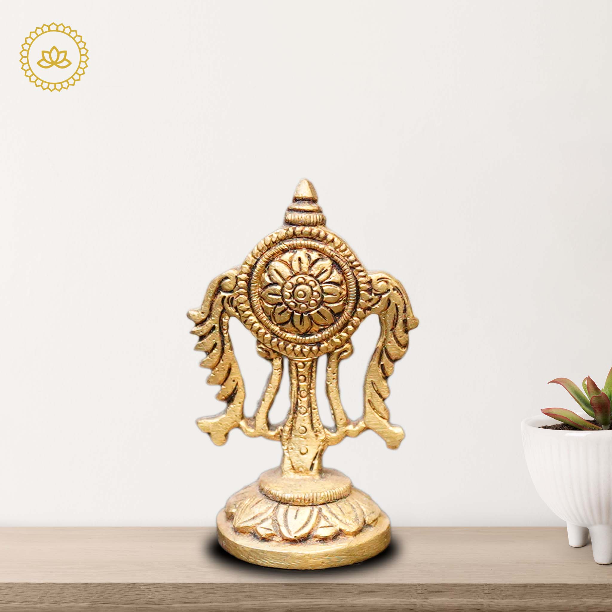 Brass Chakra Idol - Distacart