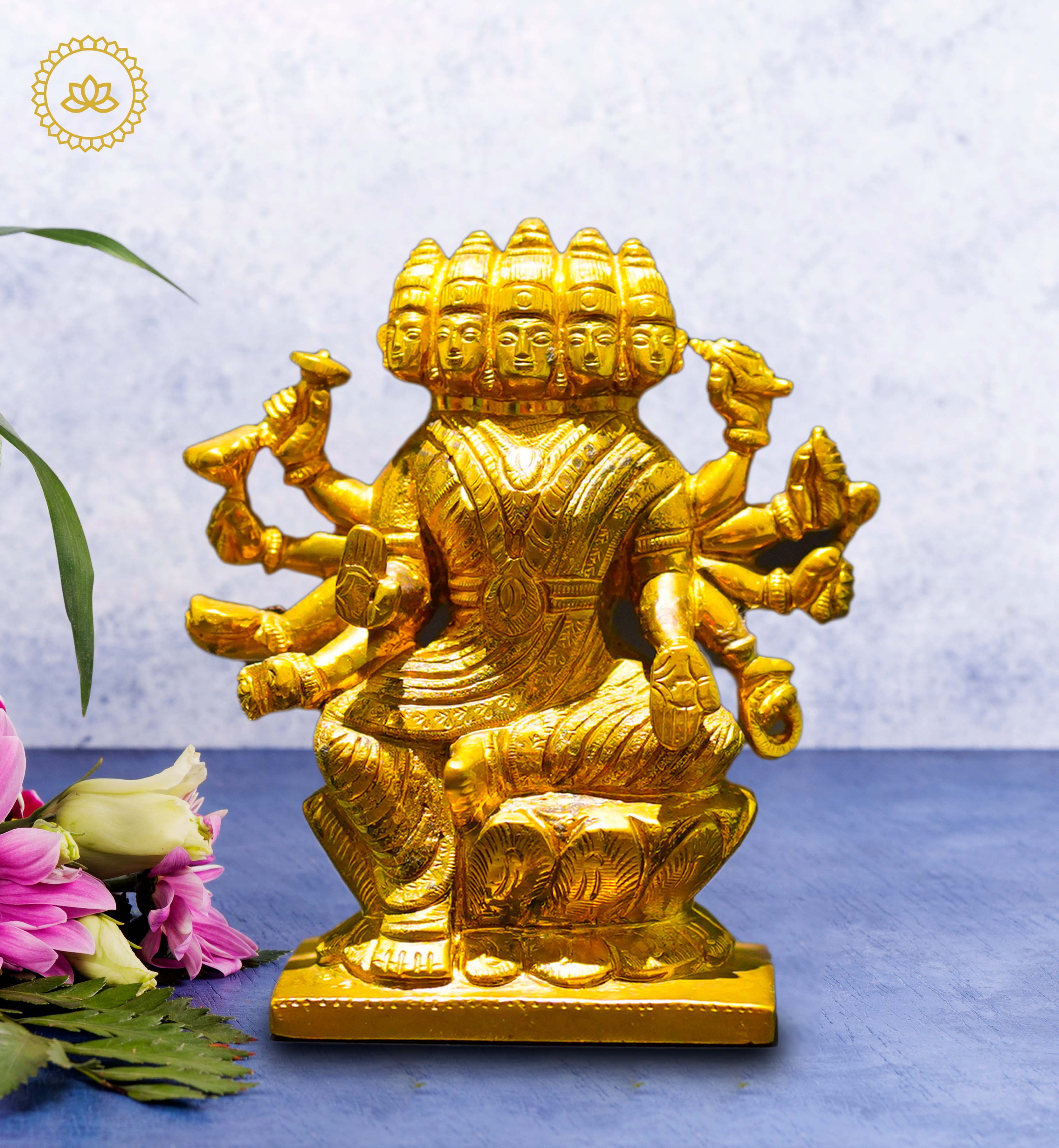 Brass Devi - Goddess of Power and Devotion - Distacart