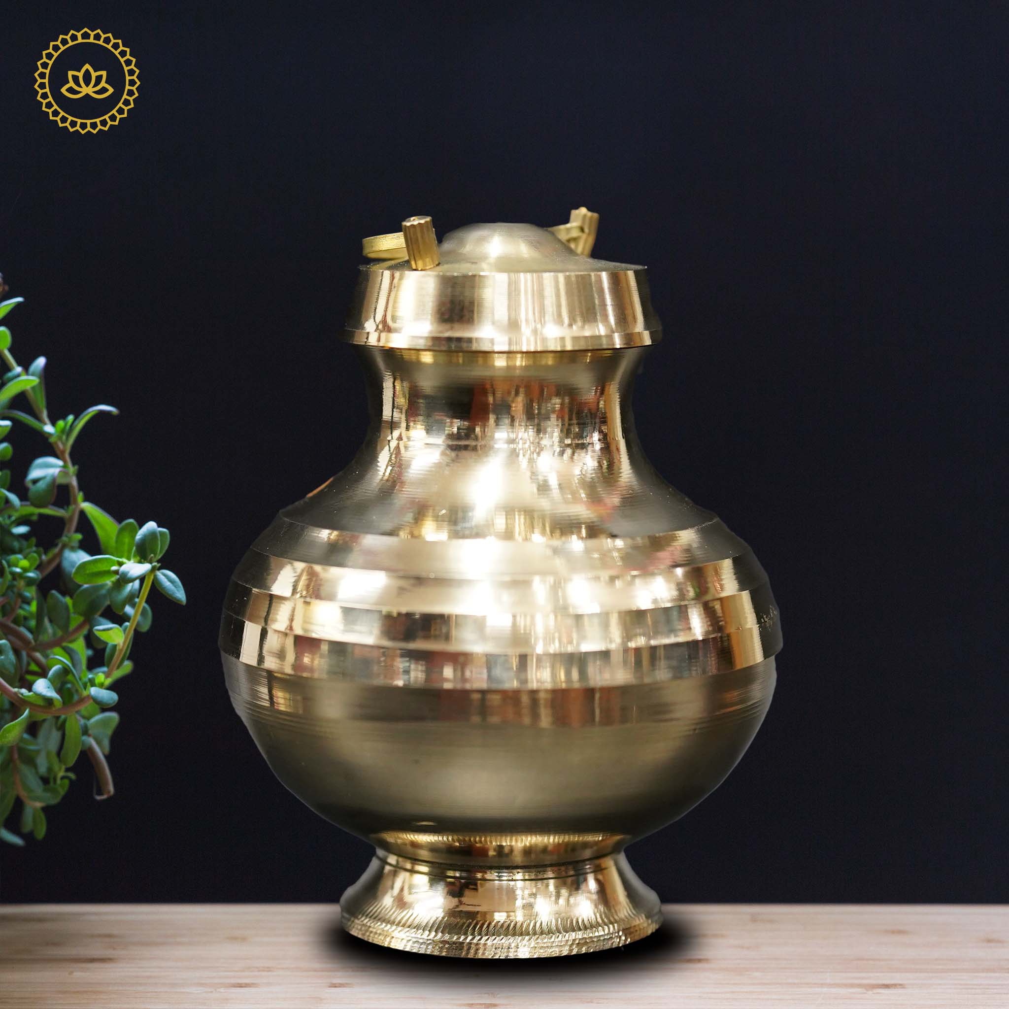 Brass Gangajali Lota Kalash: Embrace Divine Connections - Distacart