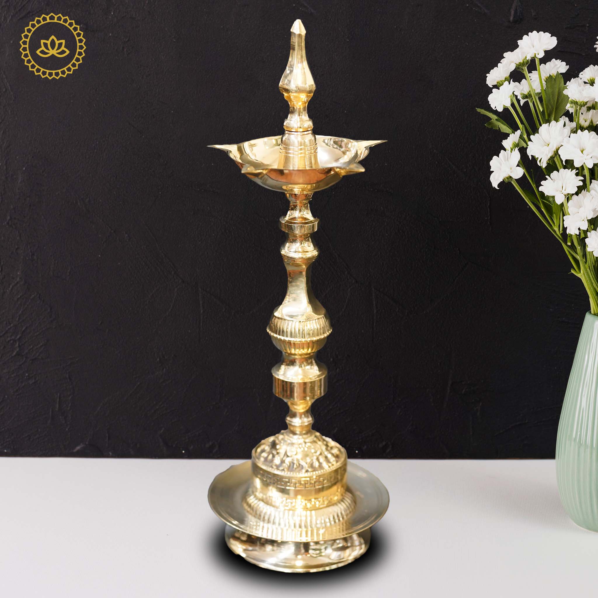 Brass Kerala Diya - Distacart