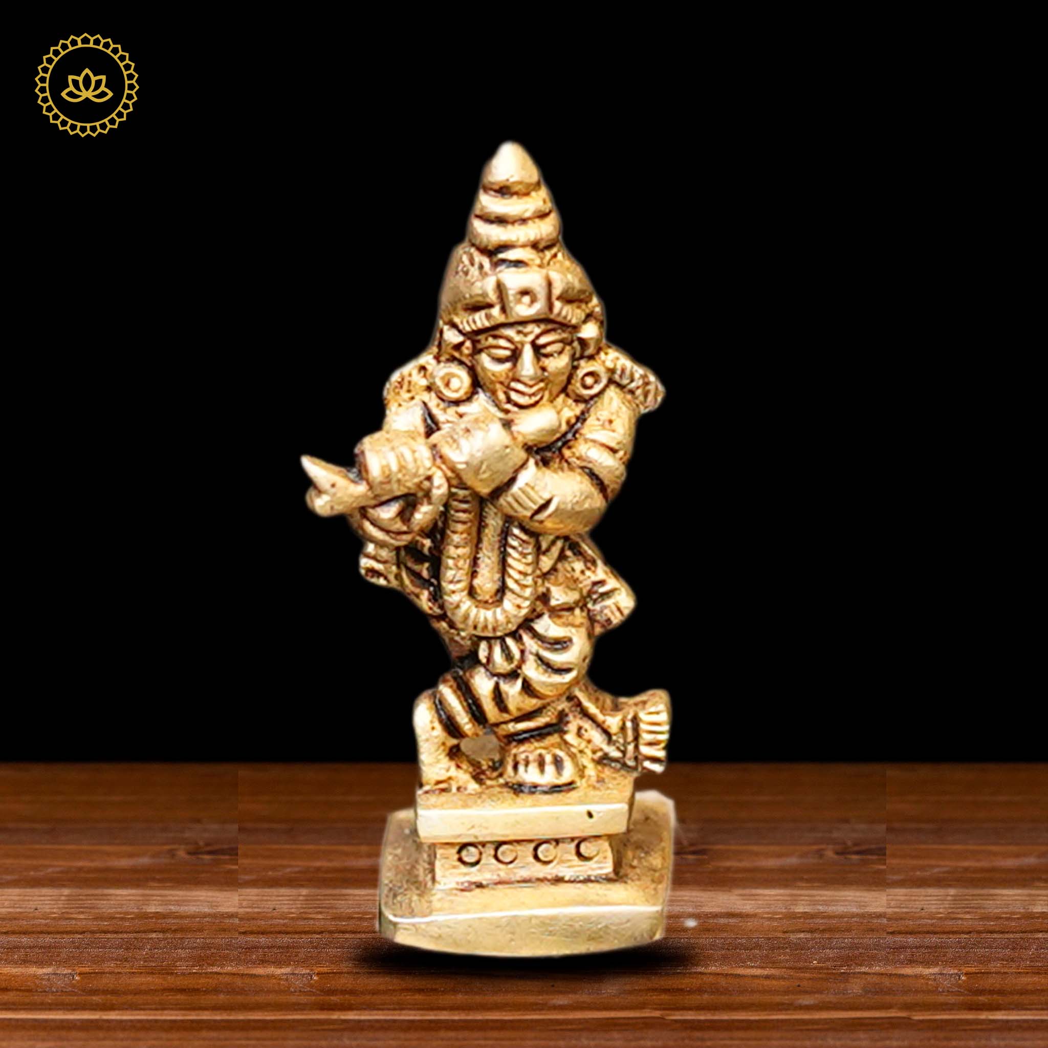Brass Krishna Idol - Distacart