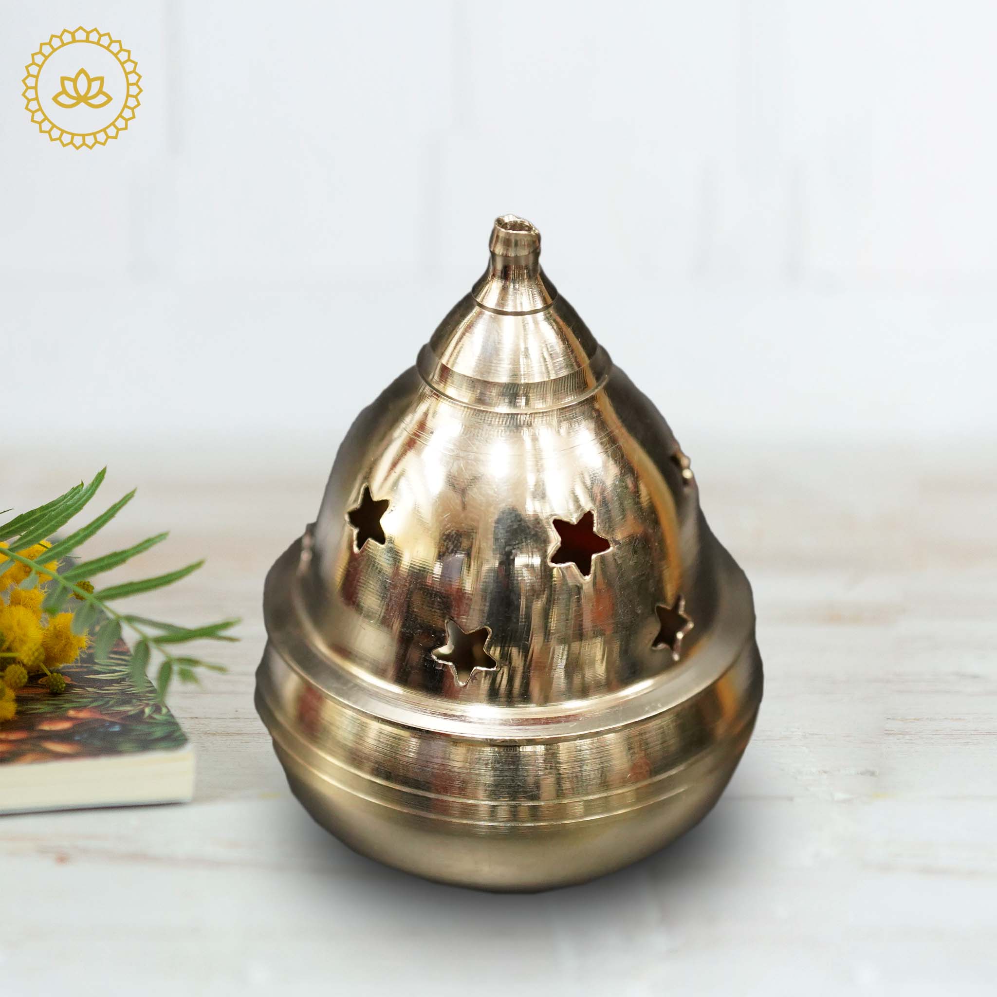 Brass Kuber Goblet: Embrace Prosperity and Elegance - Distacart