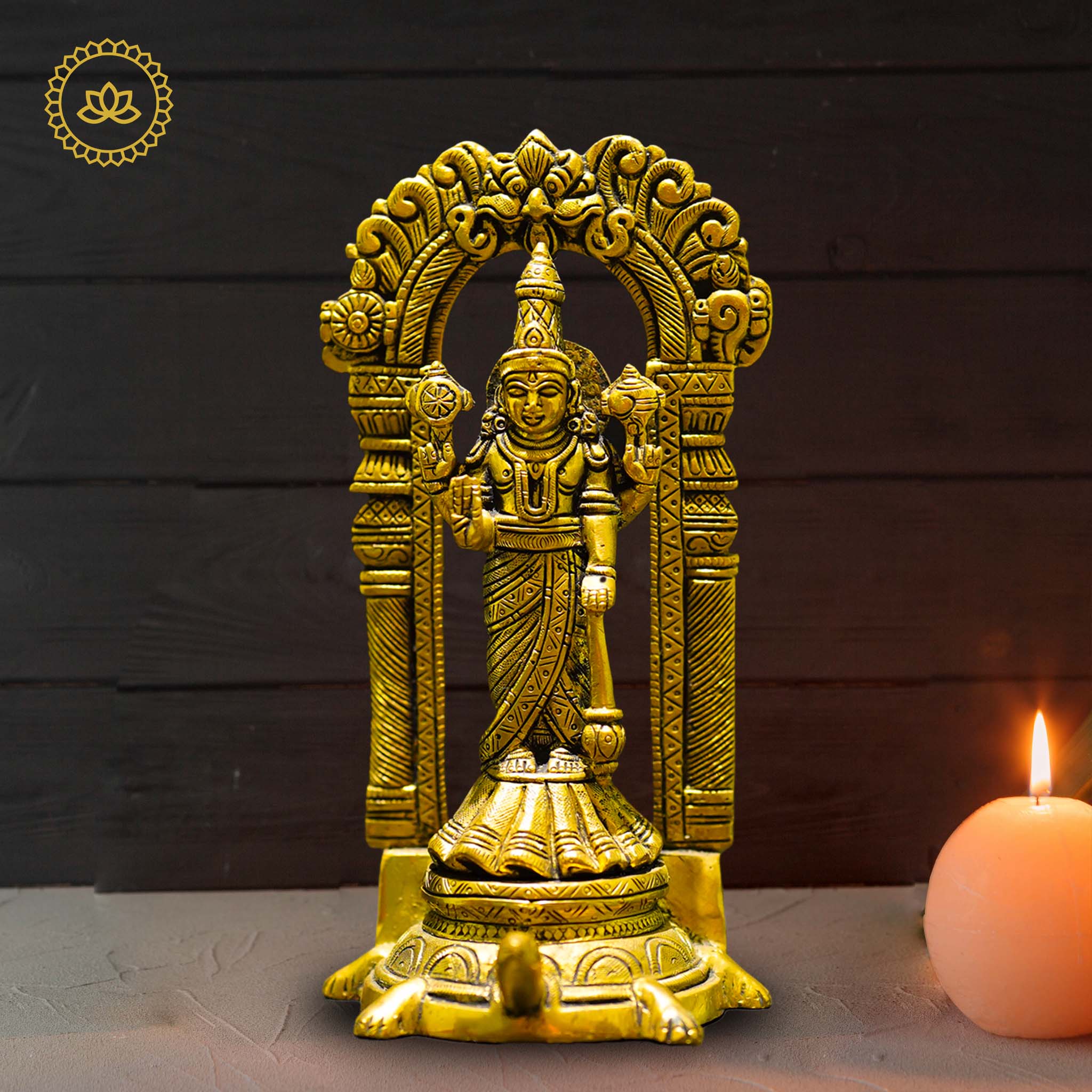 Brass Kurma Statue - Divine Protection for Seekers - Distacart