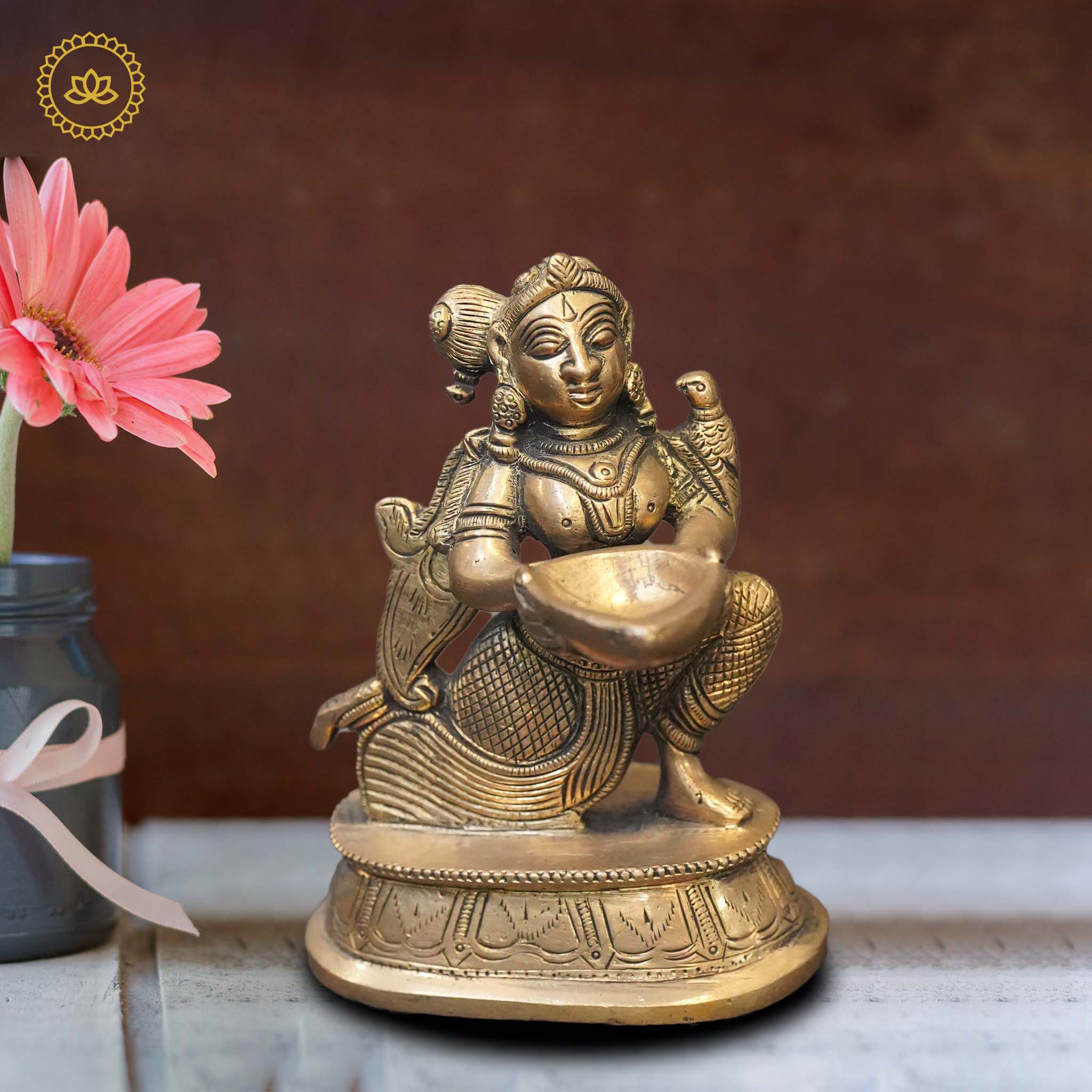 Brass Malli Diya - Distacart