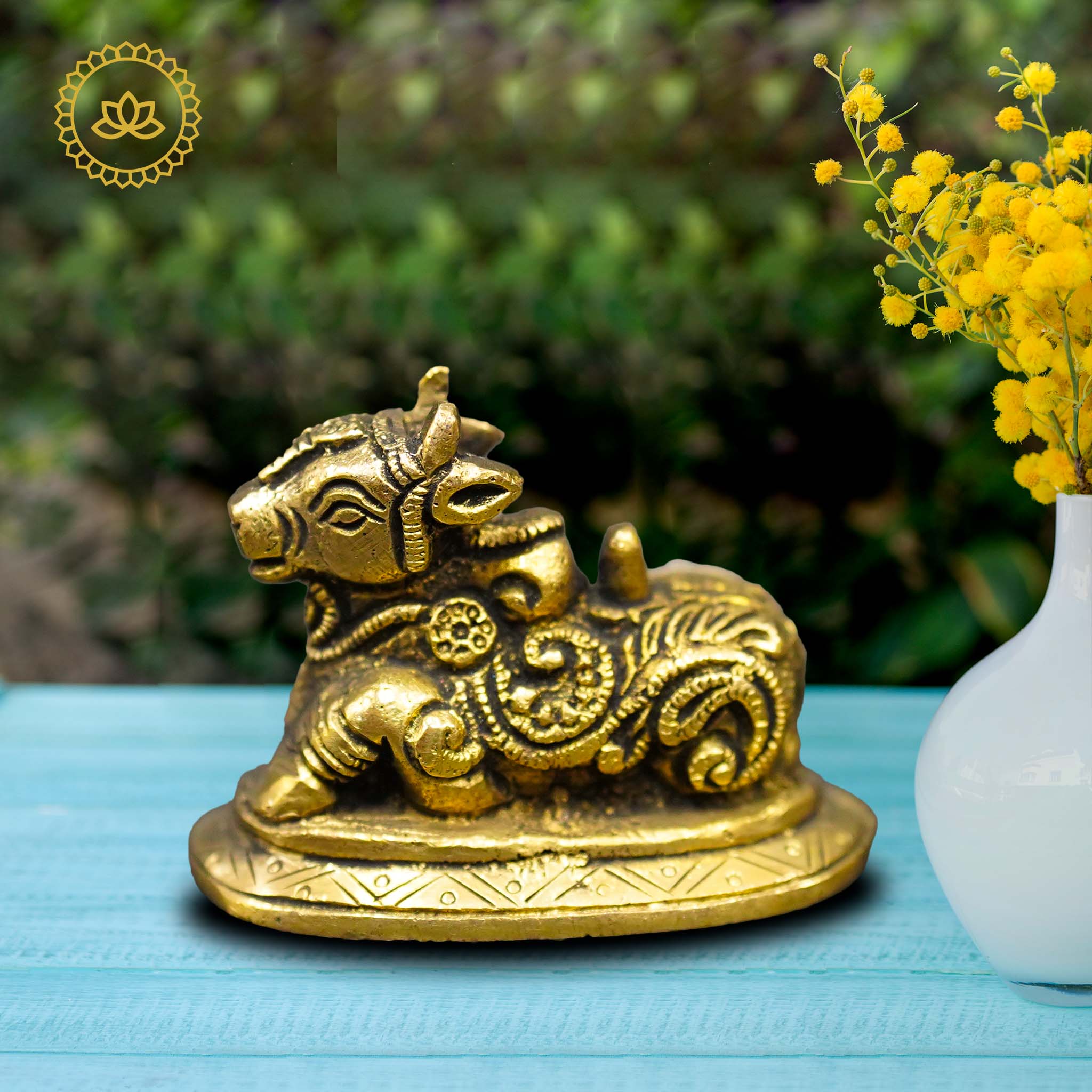 Brass Nandi Idol - Distacart