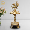 Brass Peacock Oil Wick Diya - Distacart