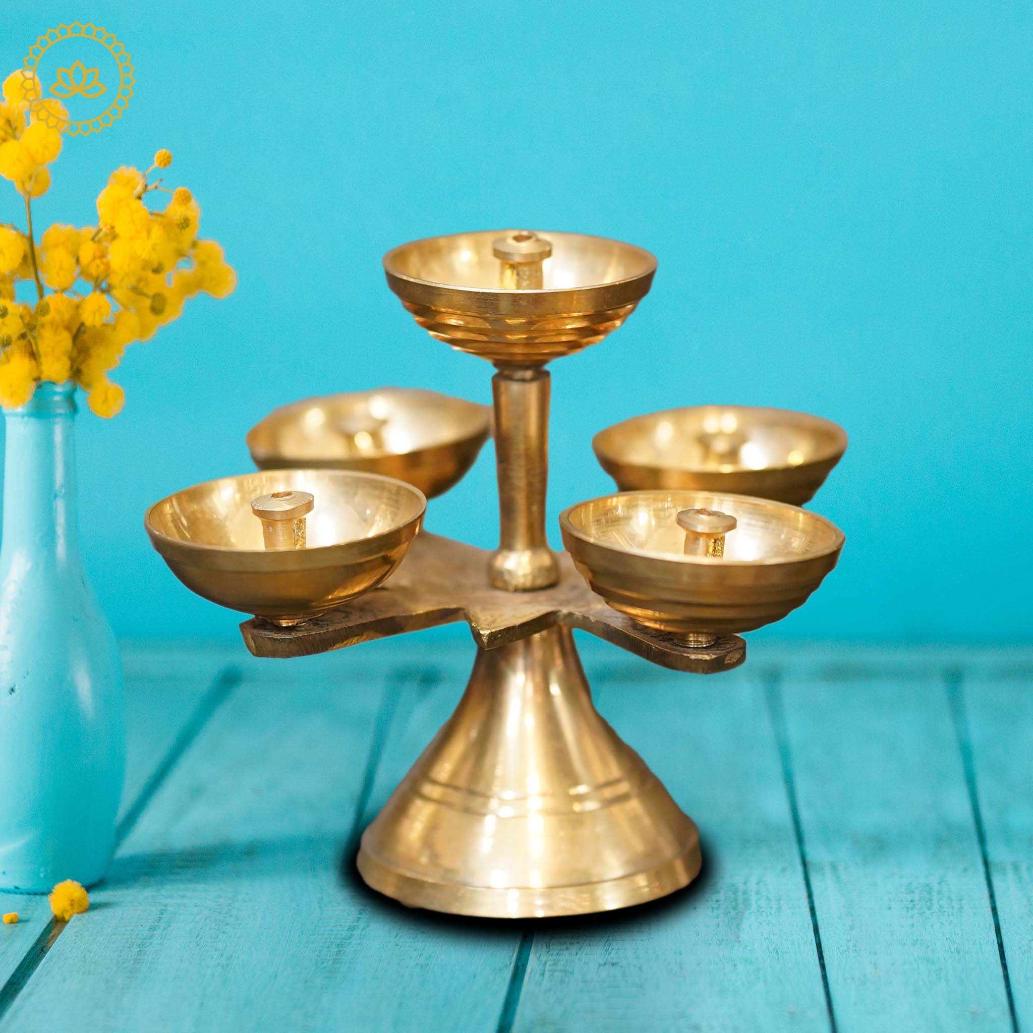 Brass Puncha Diya - Distacart