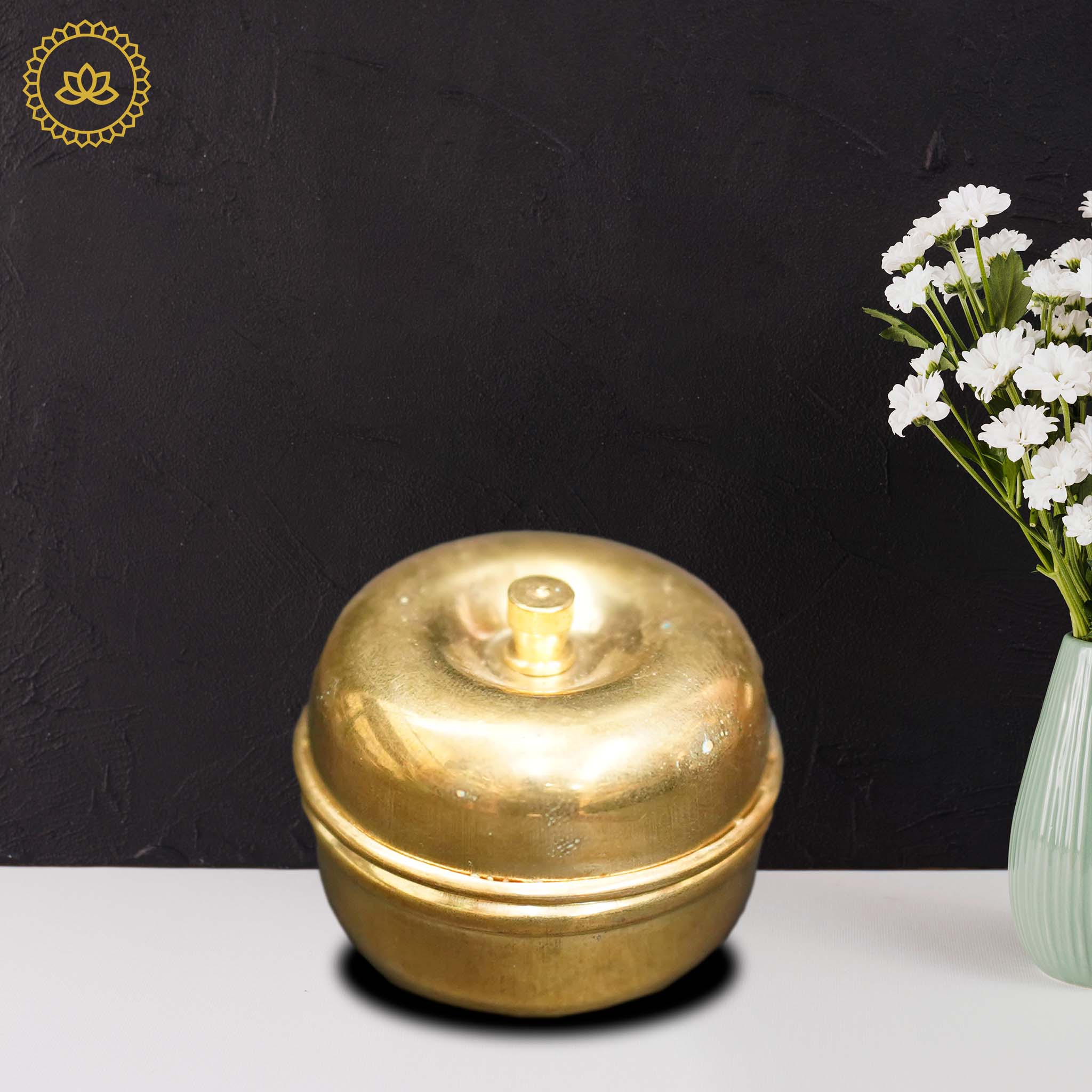Brass Sindoor Box - Distacart