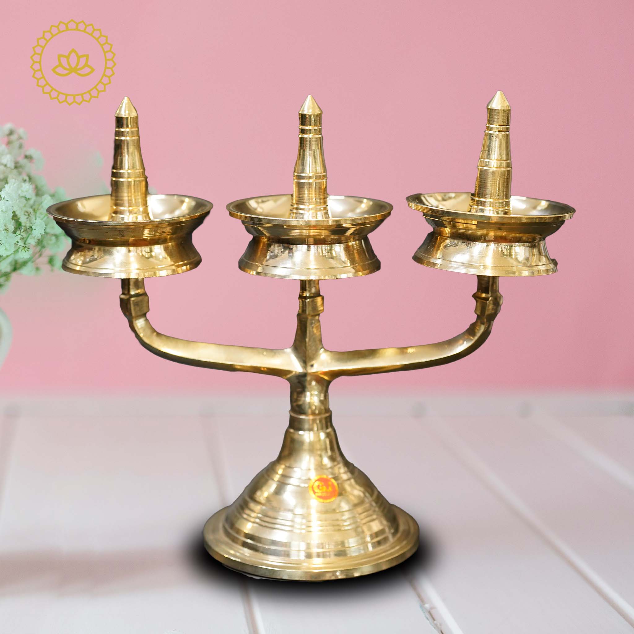 Brass Thrikal Diya - Distacart