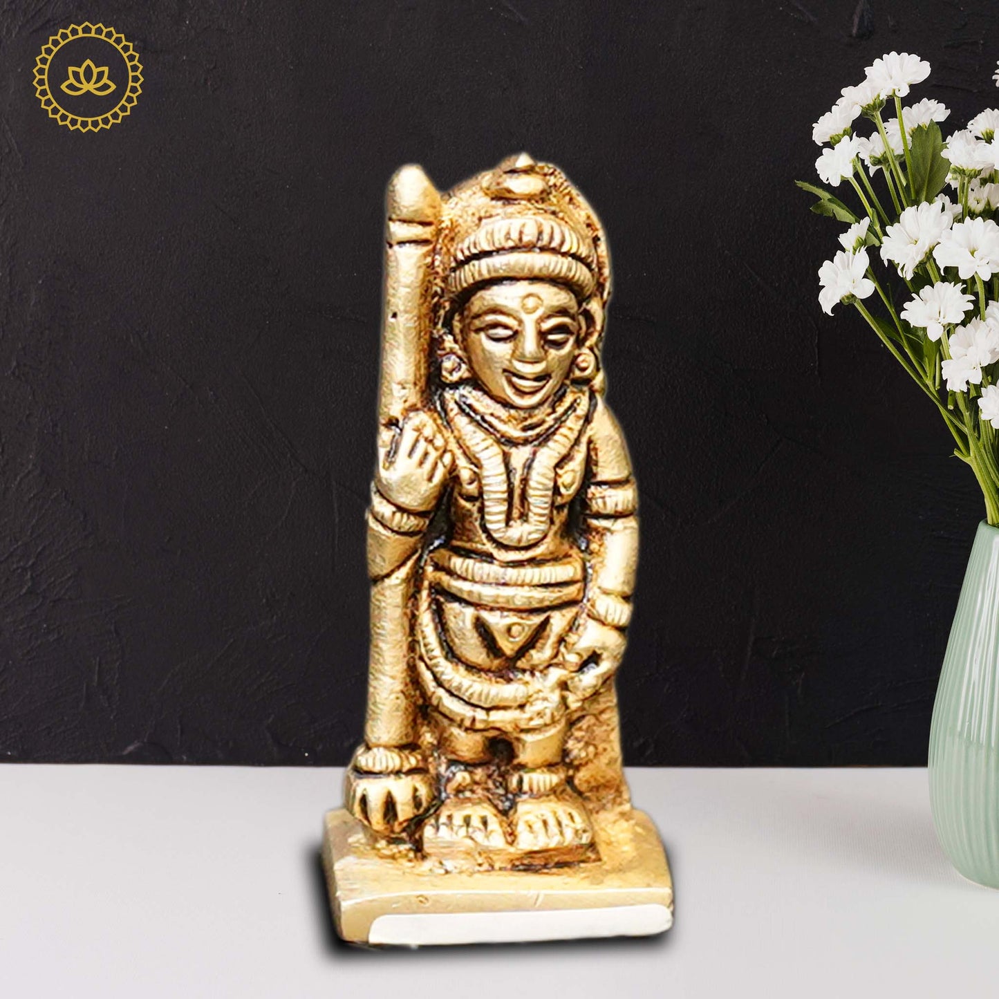 Brass Udupi Krishna Idol - Distacart