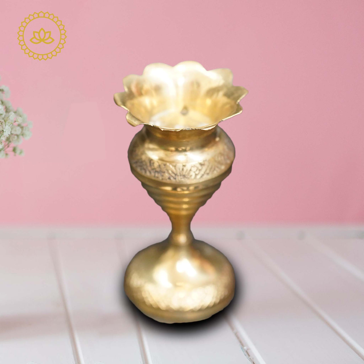 Brass Vase-Shaped Agarbatti Holder - Distacart