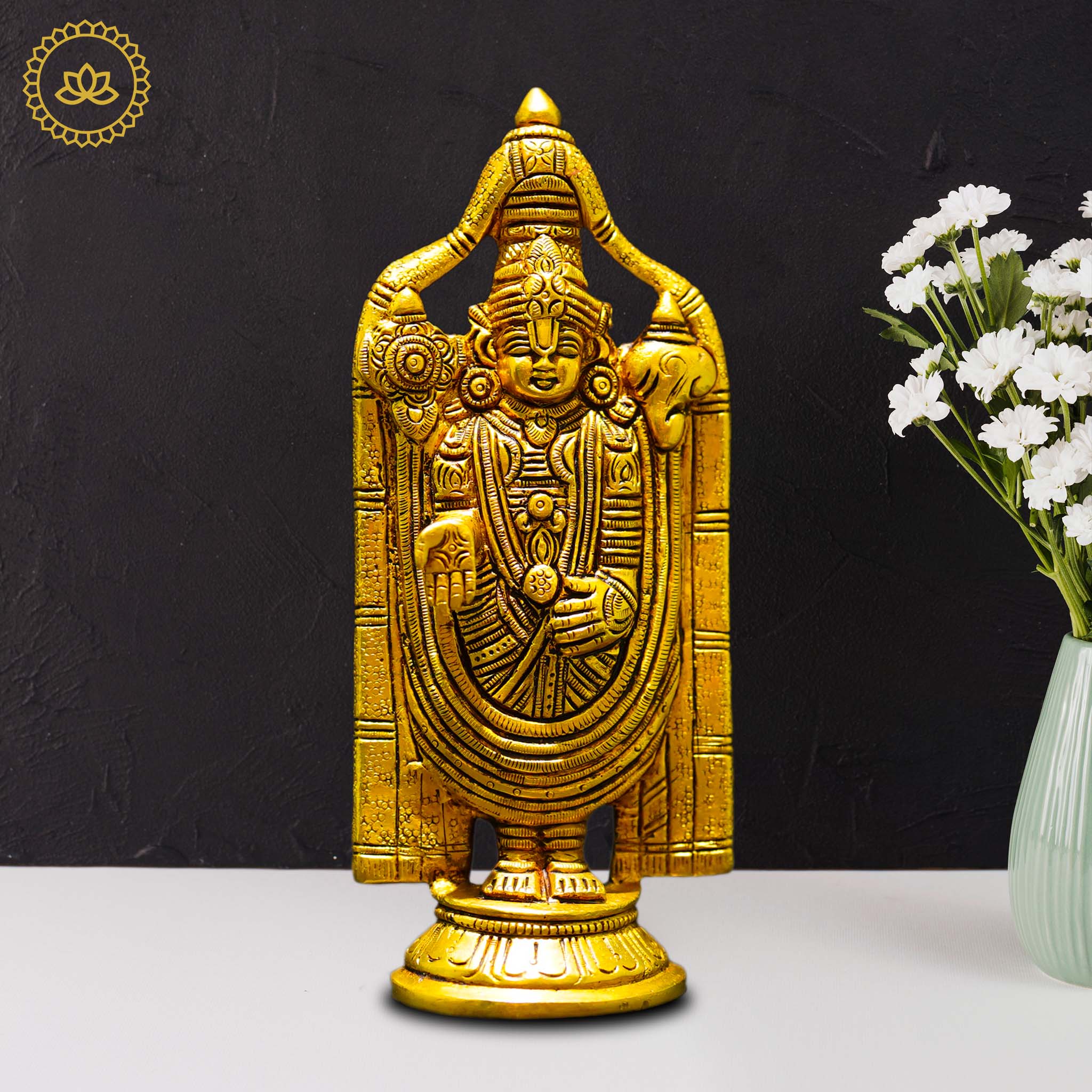 Brass Venkatramana Statue - Divine Blessings for Homes - Distacart