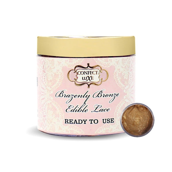 confect brazenly bronze edible lace br b 100 gms b