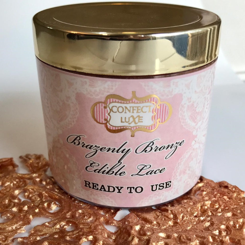 confect brazenly bronze edible lace br b 100 gms b