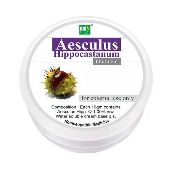 Bio India Homeopathy Aesculus Hippocastanum Ointment - Distacart