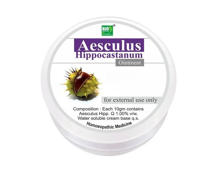 Bio India Homeopathy Aesculus Hippocastanum Ointment - Distacart