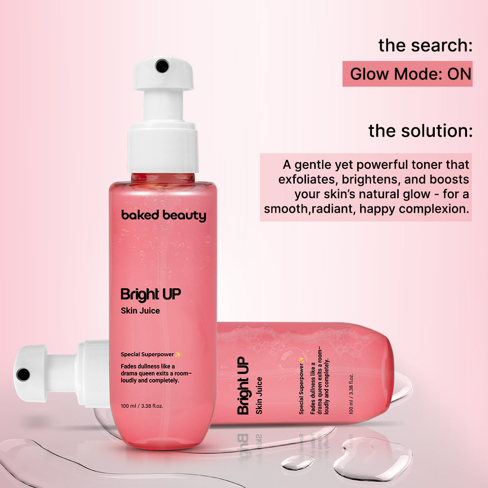 Baked Beauty Bright Up Skin Juice - Brightening Toner - Distacart