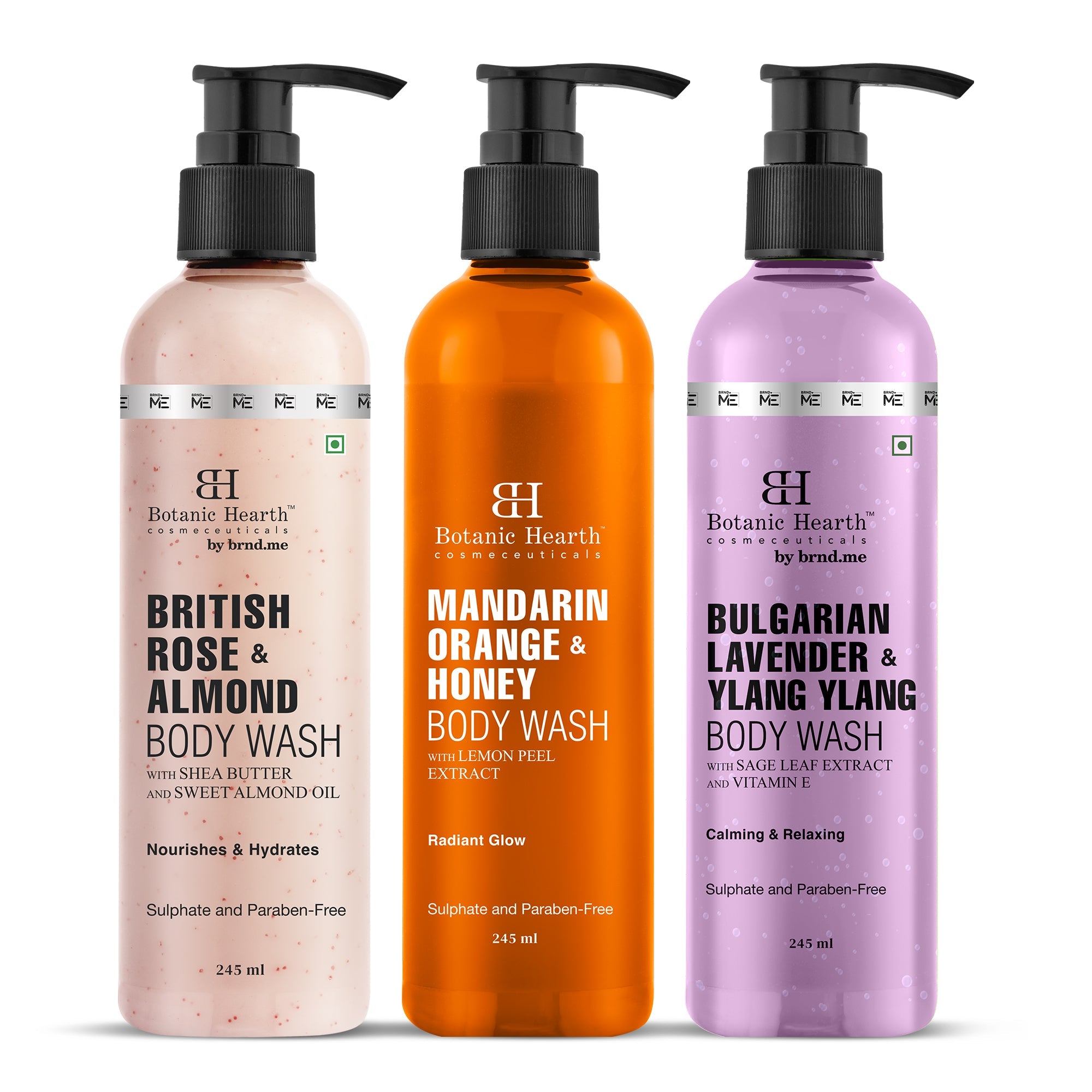 Skin Hydrating & Glow Boosting Body Wash Set (Pack of 3) - Distacart