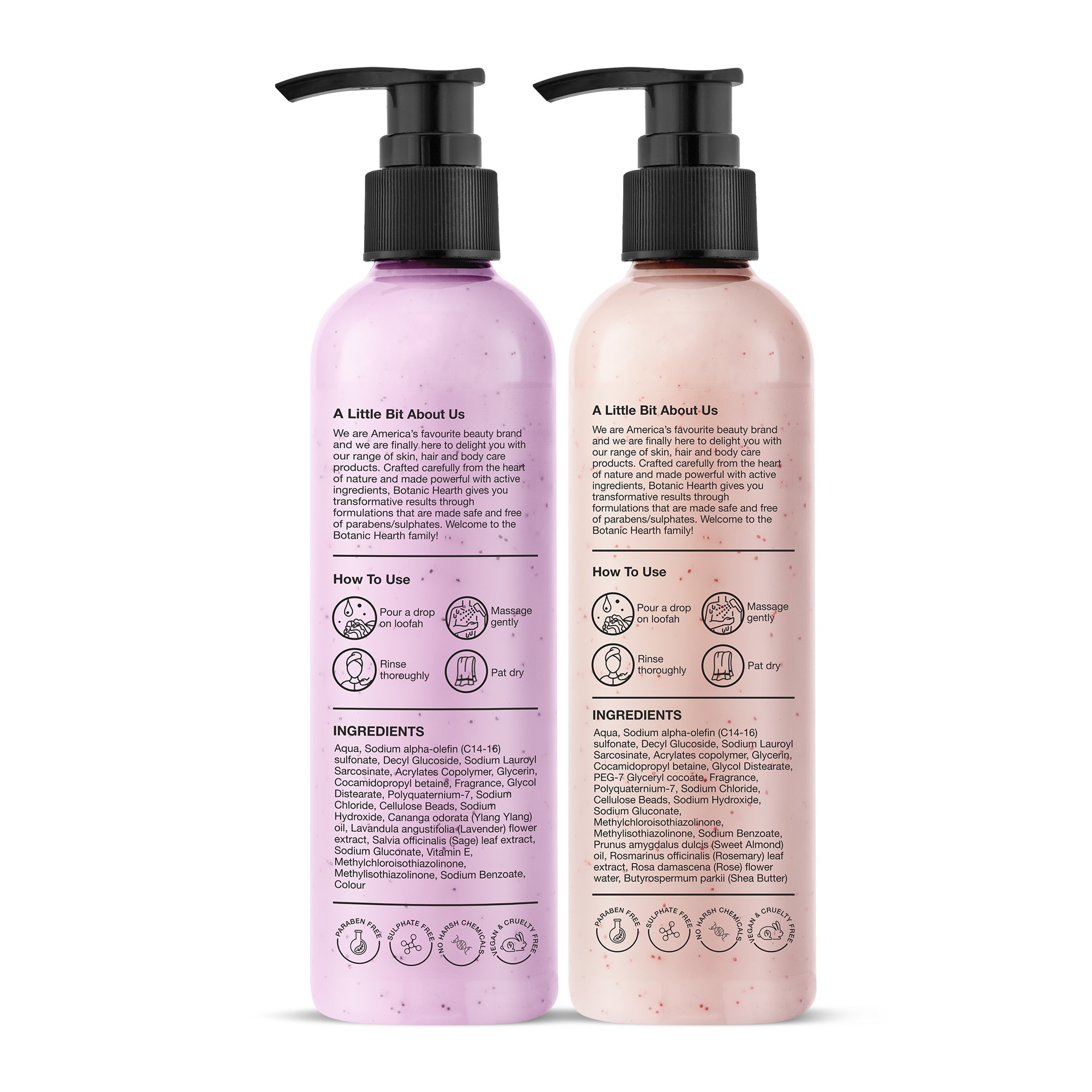 British Rose with Lavender Body Wash (Pack of 2) - Distacart