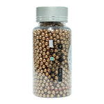 Thumbnail for confect bronze disco balls sprinkles 4mm 120 gms