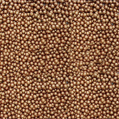 confect bronze disco balls sprinkles 5 mm 120 gms