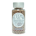 Thumbnail for confect bronze disco balls sprinkles 6 mm 120 gms