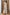 Pimu Viscose Patterned Summer Dress - Elastic Waist, V-Neck - Brown