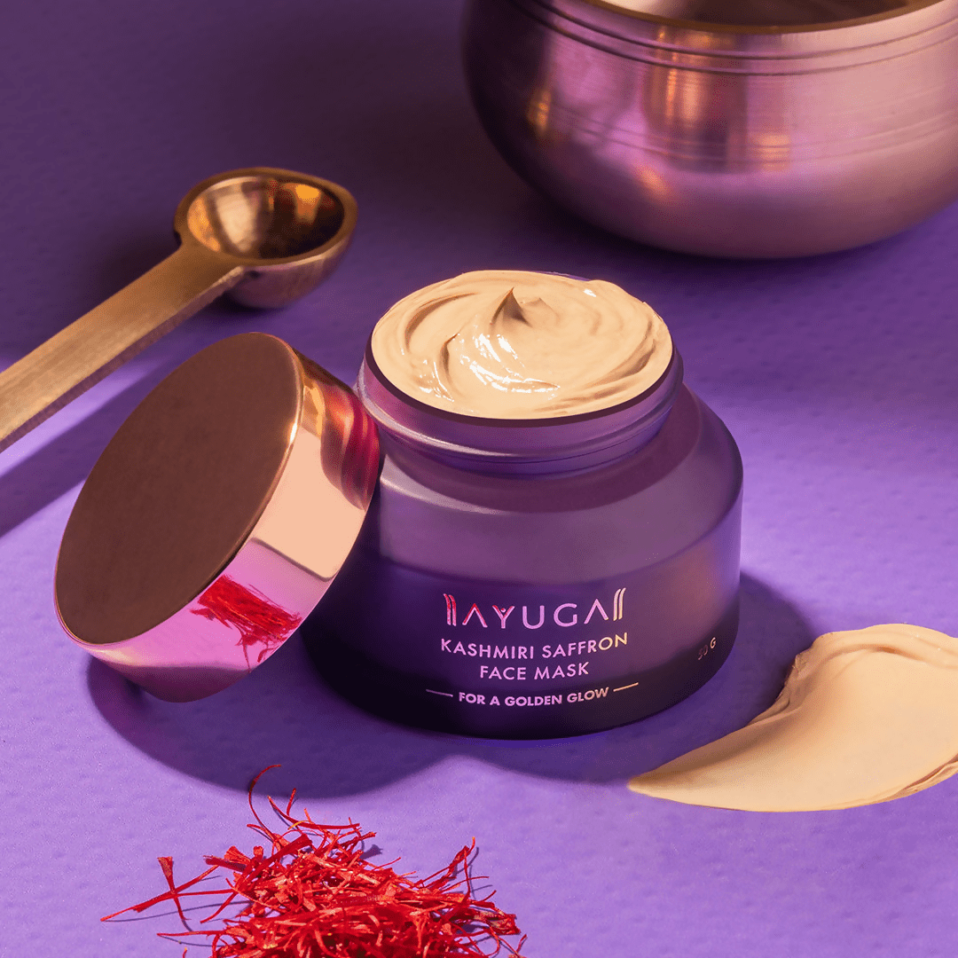 Ayuga Kashmiri Saffron Face Mask - Distacart