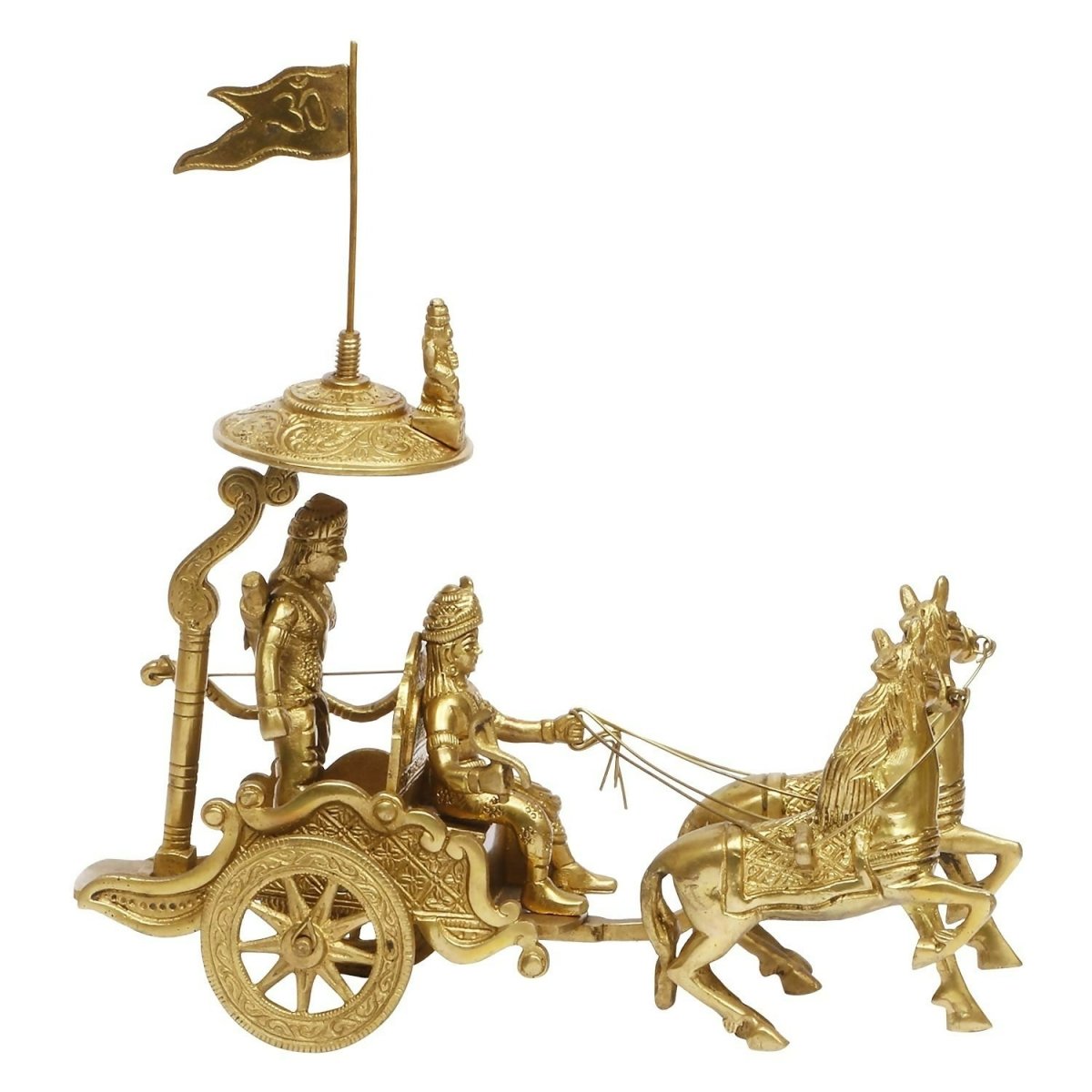 Artvarko Mahabharat Geeta Arjun Chariot Idol - Distacart