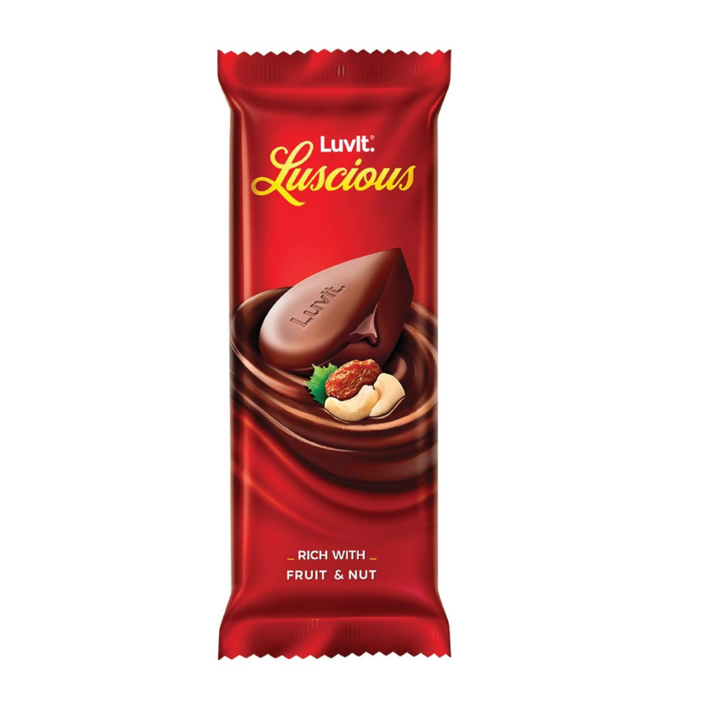 LuvIt. Luscious Fruit & Nut Chocolate Bars - Distacart