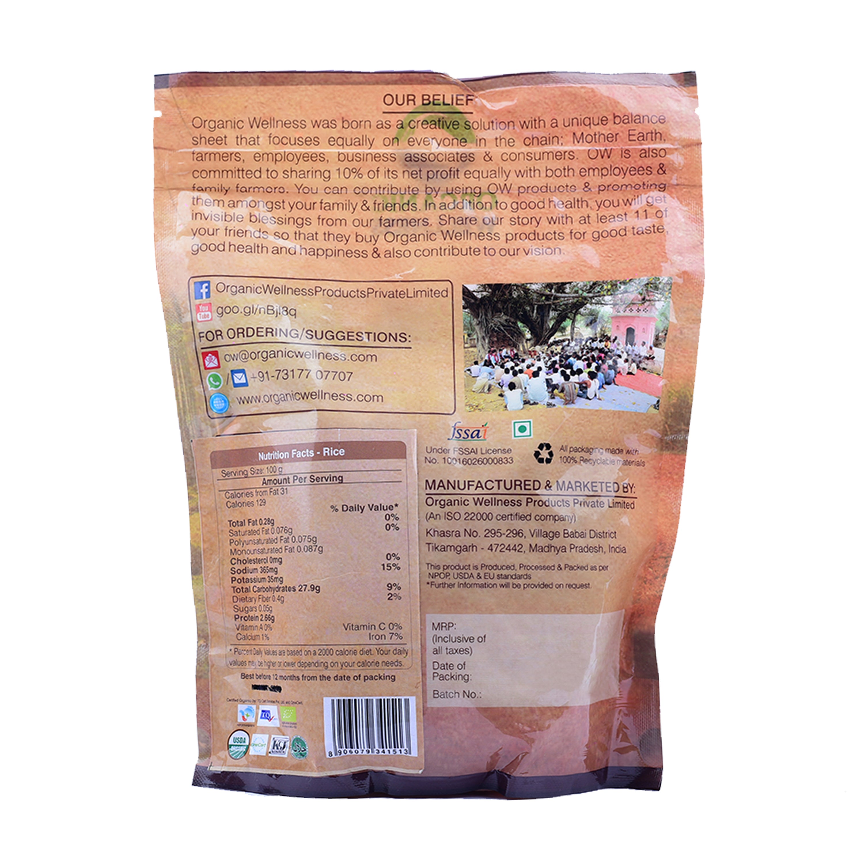 Organic Wellness Bundelkhand Rice - Distacart