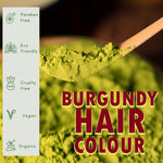 Thumbnail for Samisha Burgundy Hair Colour Powder – Original & Organic Reddish Brown - Distacart