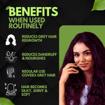 Thumbnail for Samisha Burgundy Hair Colour Powder – Original & Organic Reddish Brown - Distacart