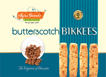 Agra Sweets Banjara Butterscotch Bikkies - Dista