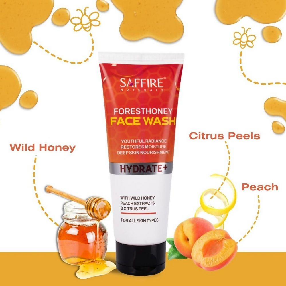 Saffire Naturals Forest Honey Face Wash - Distacart